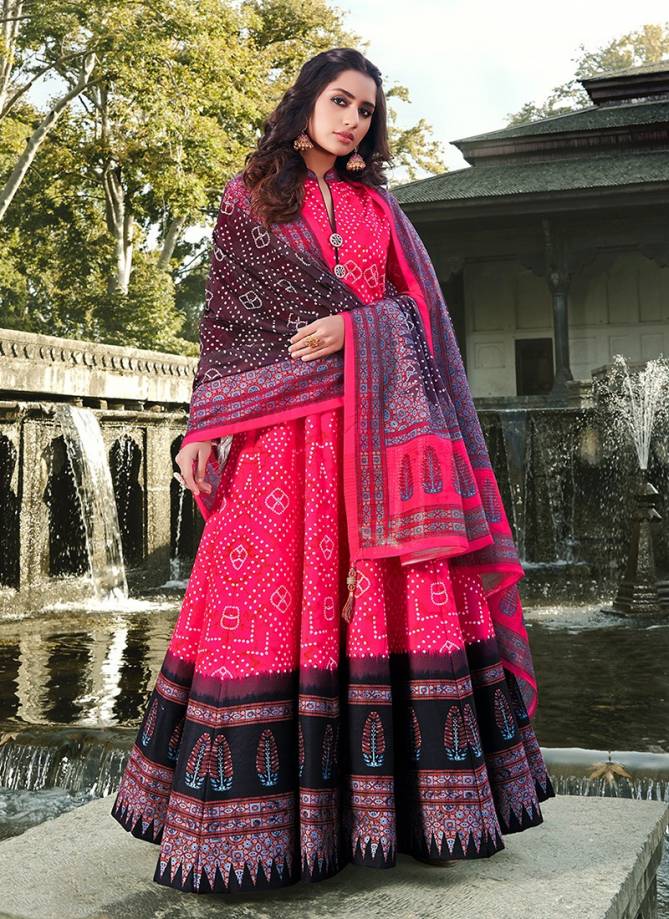 Rajgharana Virasat Latest Fancy Designer Festive Party Wear Killer Silk With Digital Print Anarkali Salwar Suit Collection